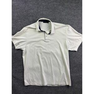 Devereux Polo Shirt Mens XL‎ White Pima Cotton Blend Short Sleeve Golf